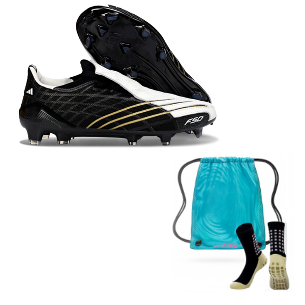 Adidas F50 Elite FG + Meia Antiderrapante + Bolsa