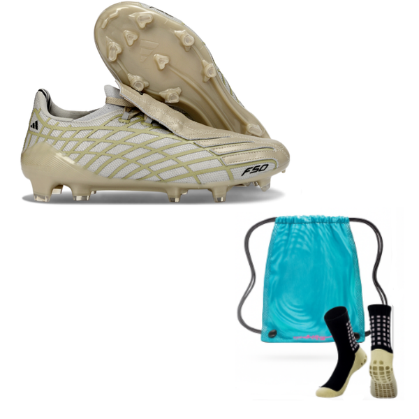 Adidas F50 Elite FG + Meia Antiderrapante + Bolsa