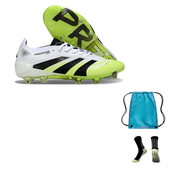 Adidas Predator Elite FG + Meia Antiderrapante + Bolsa