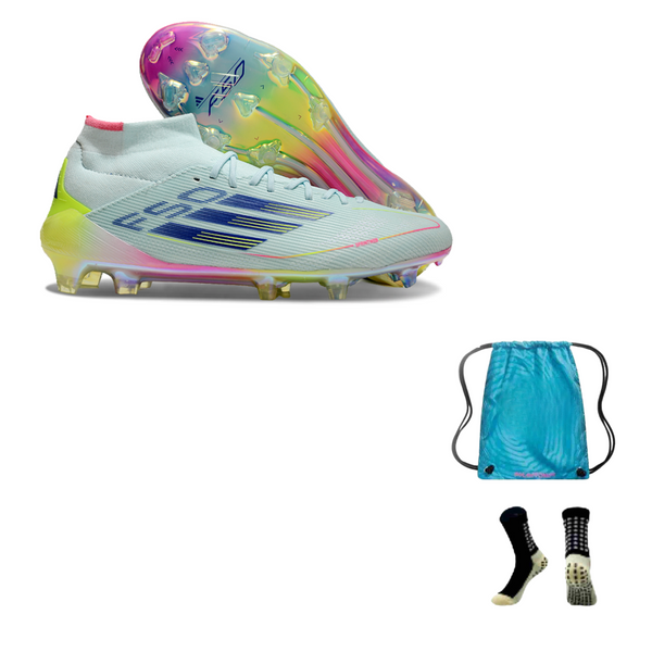 Adidas F50 Elite MID FG + Meia Antiderrapante + Bolsa