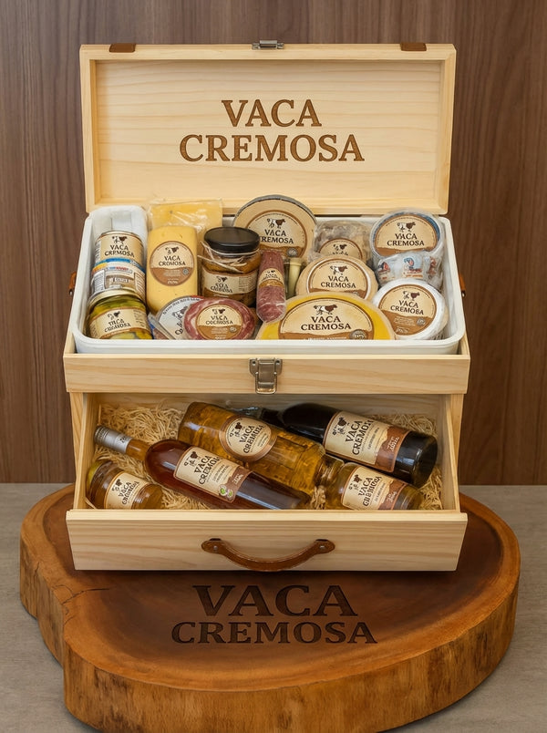 OFERTA DE ANIVERSÁRIO! - Baú Especial - Os Melhores Queijos e Salames Artesanais de Minas