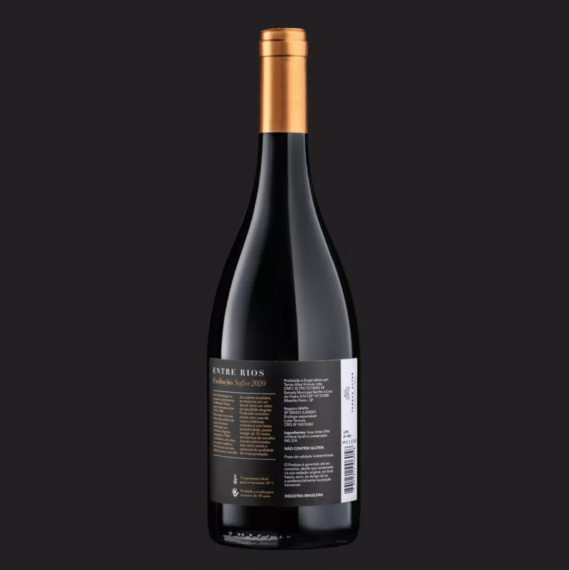 Entre Rios Syrah - Evolução - 2021 - Vinícola Terras Altas